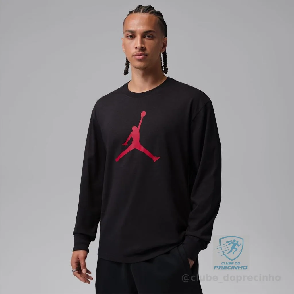 Camiseta Jordan Manga Longa Jumpman Masculina