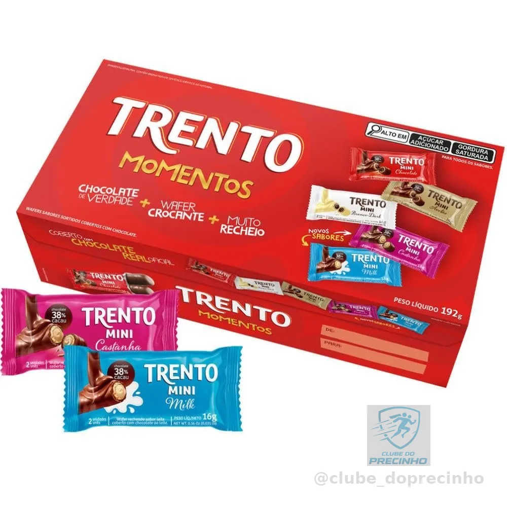 Caixa Trento Momentos Sortidos 168g