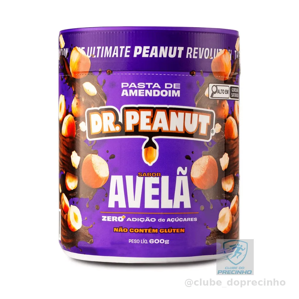 Pasta de Amendoim com Whey Protein 600g Dr Peanut