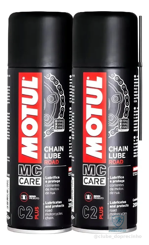 C2 Lubrificante Motul Chain Lube Road 2 Unidades