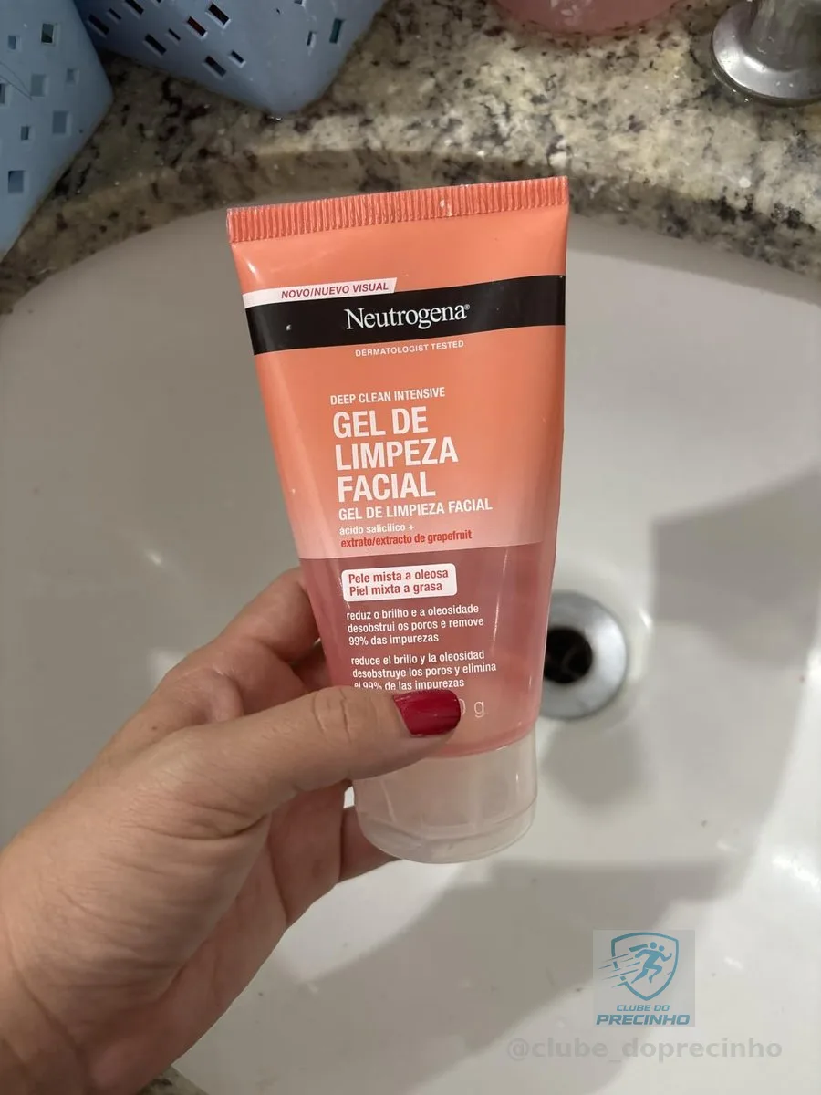 Gel de Limpeza Facial Neutrogena Deep Clean Intensive Grapefruit, 150g