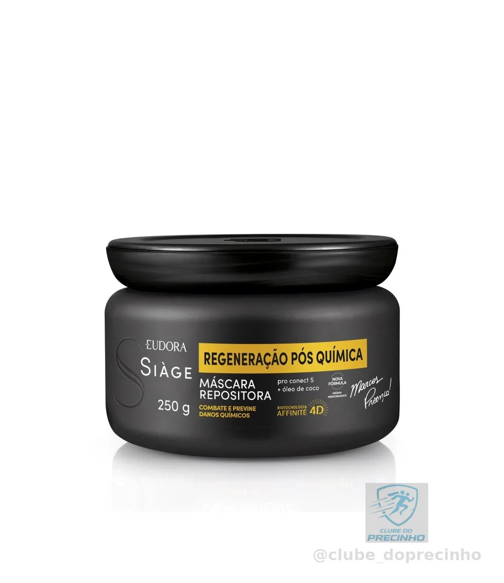Eudora Máscara Repositora Siàge Expert Regeneração Pós Química 250g