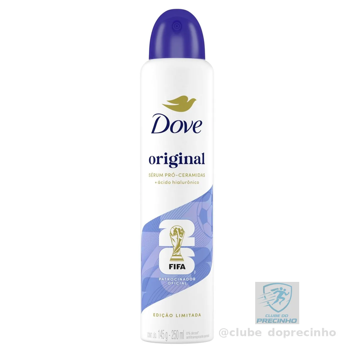 Dove Desodorante Antitranspirante Aerossol Original 250 ML, Leve Mais e Pague Menos
