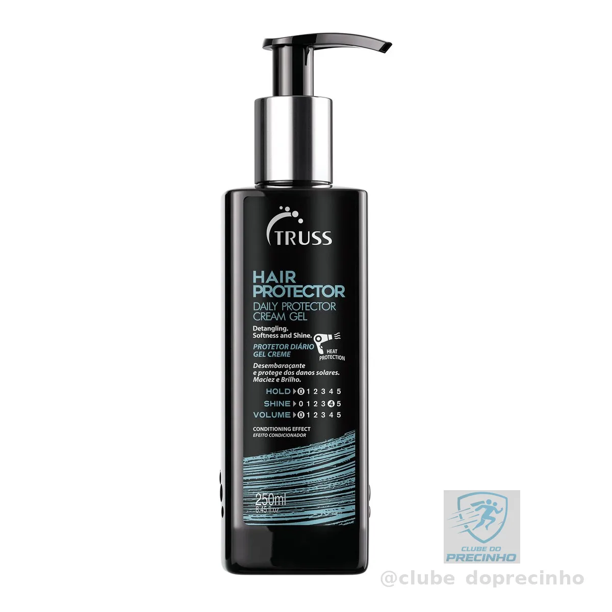 Truss Leave-in Hair Protector | Proteção Térmica e Hidratação | 250ml