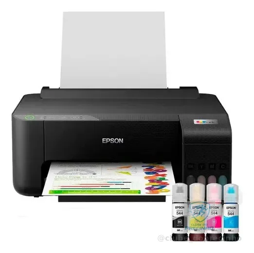 Impressora Epson Ecotank L1250 Tanque De Tinta Colorida Cor Preto