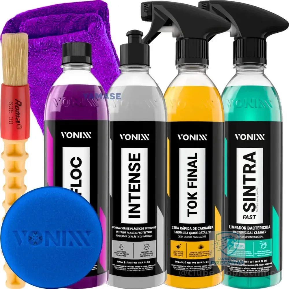 Kit Shampoo V-floc Cera Tok Final Sintra Fast Intense Vonixx