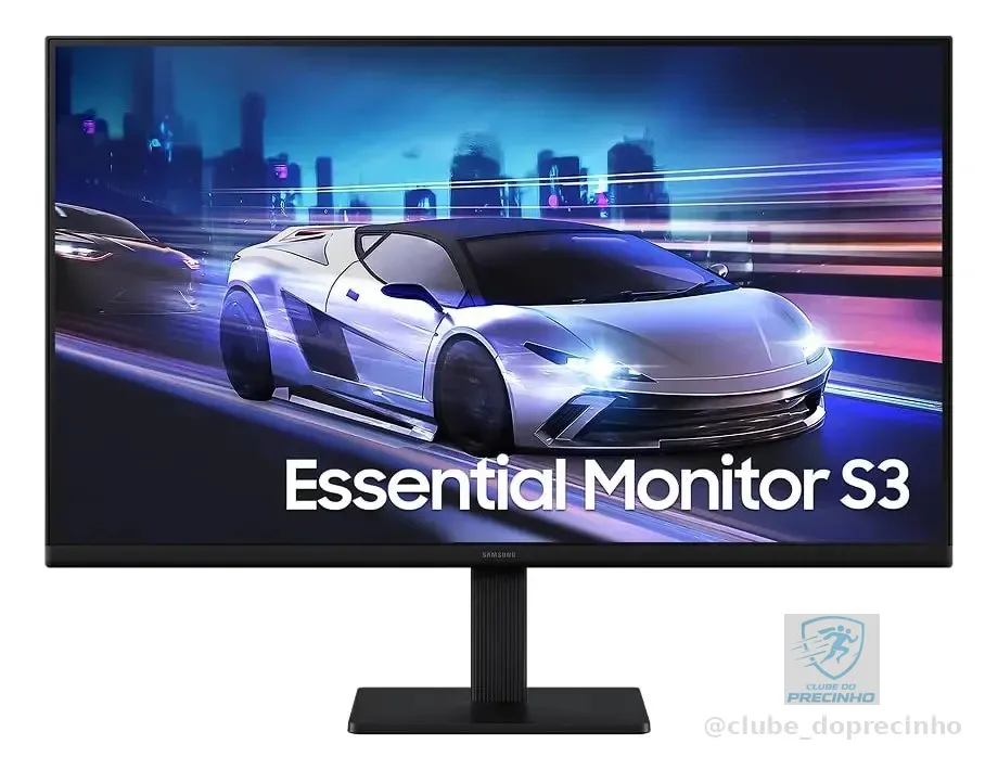 Monitor Gamer Samsung Essential S3, 24" FHD, 120 Hz, HDMI, Preto