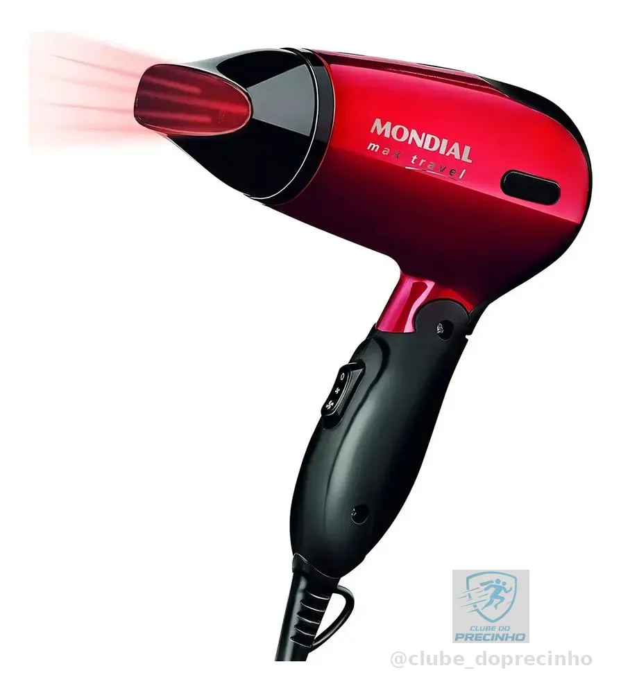 Secador de cabelo dobrável Mondial Max Travel 1200w Sc-10