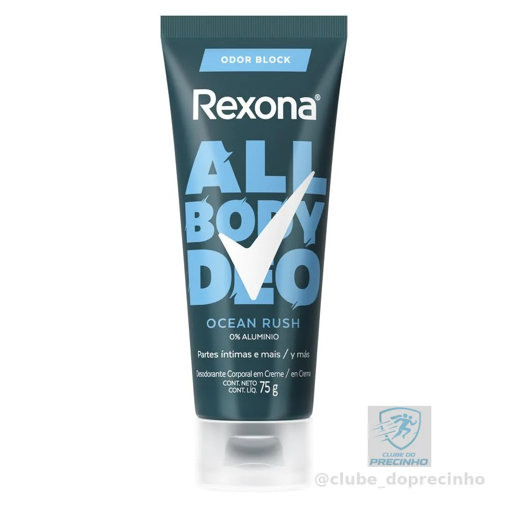 Rexona All Body Desodorante Creme Ocean Rush 75g