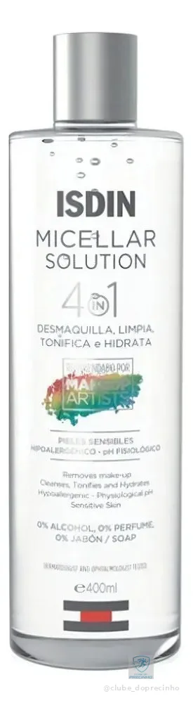 ISDIN Água Micelar 4 em 1 Micellar Solution - 400ml