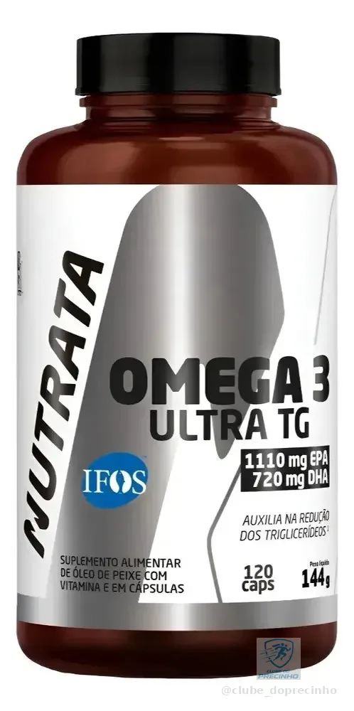 Ômega 3 Ultra TG 120 Cápsulas Nutrata