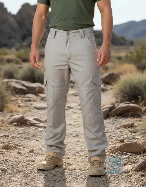 Calça Cargo Tática Militar Masculina Poly 6 Bolsos Reforçada