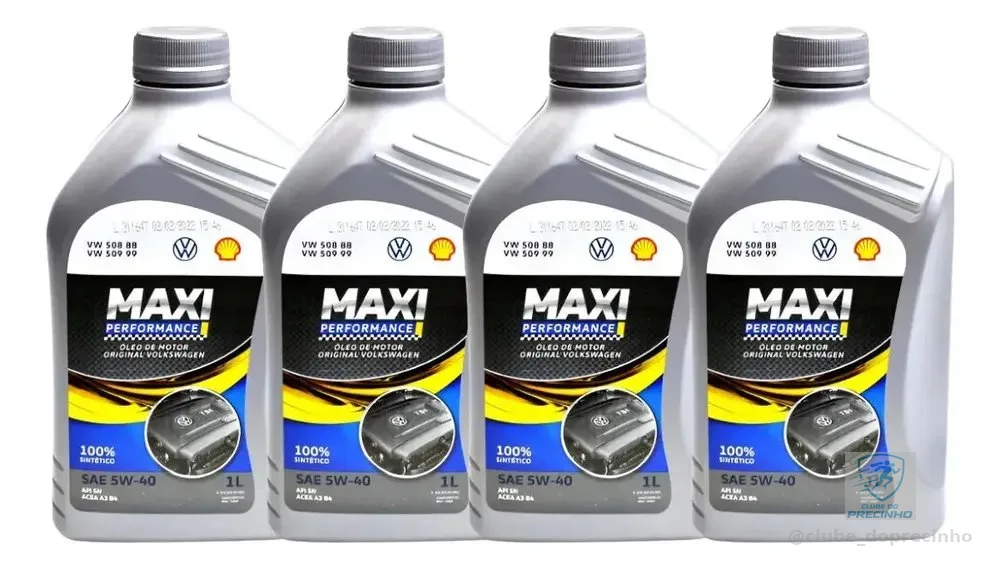 Óleo 5w40 508 509 Maxi Performance 100% Sintético 4 Litros