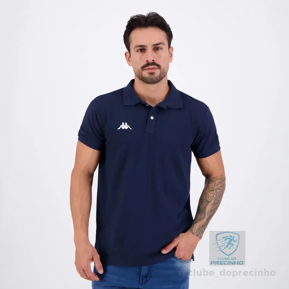Polo Kappa Marinho Essential Sport Azul-marinho - G