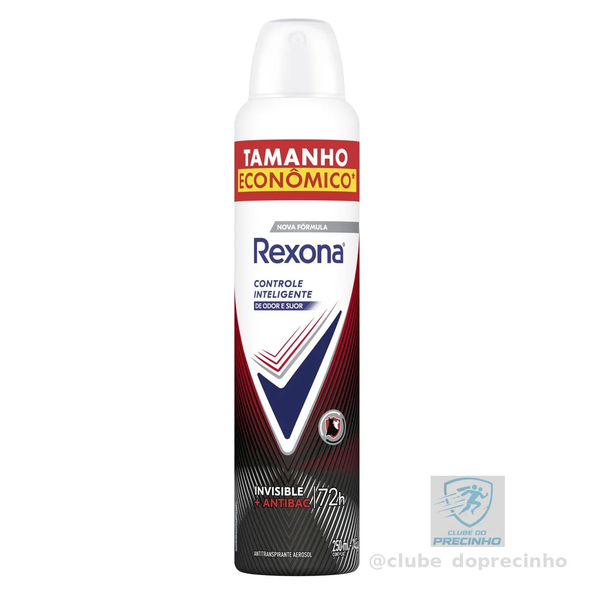 Rexona Antitranspirante Feminino Aerossol Antibacterial e Invisible 250 ML, Leve Mais Pague Menos, Embalagem Pode Variar