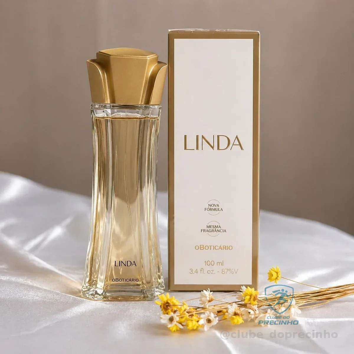 Linda Tradicional O Boticário Desodorante Colônia Perfume Feminino Original 100ml
