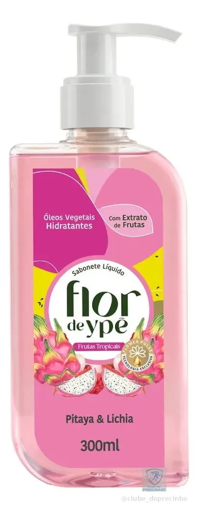 Sabonete Líquido Pitaya & Lichia Flor De Ypê 300ml