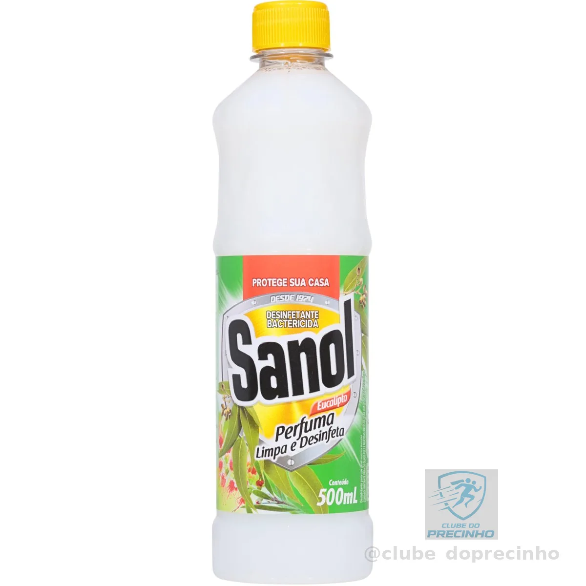 Desinfetante Líquido para uso Geral, Eucalipito, Sanol, 500 ml, Branco
