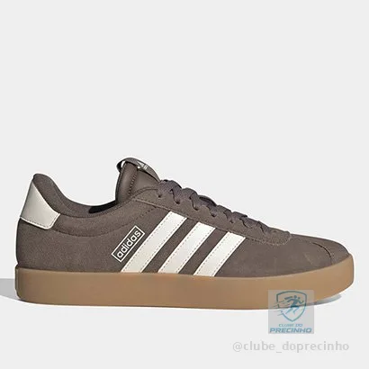 Tênis Couro Adidas VL Court 3.0 Feminino