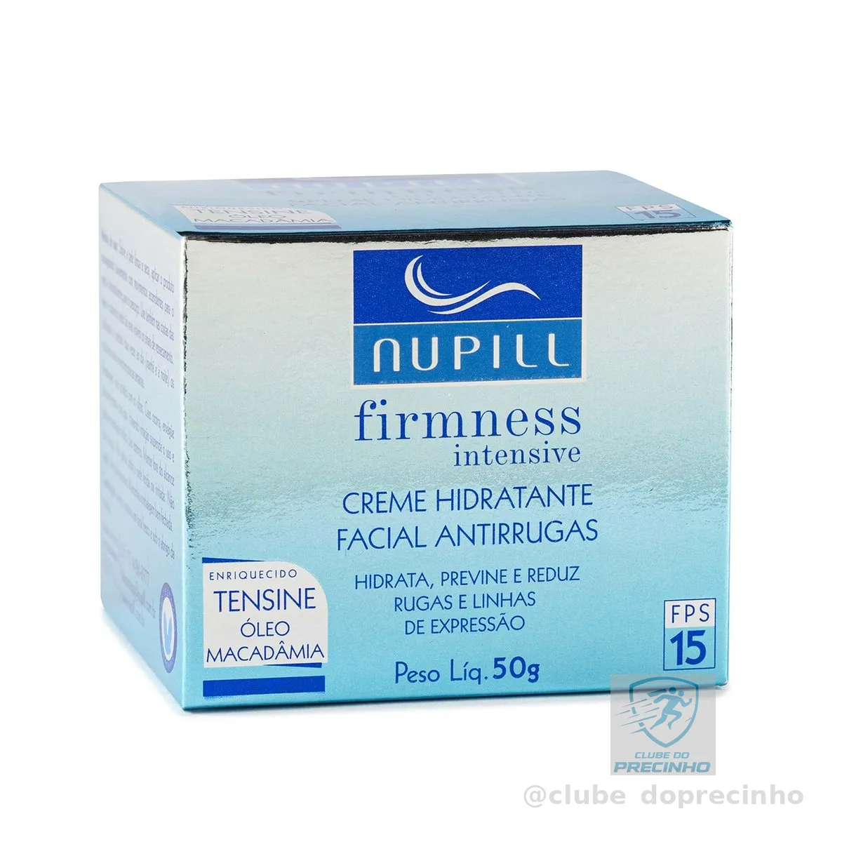 Nupill Creme Hidratante Antirrugas Tensine Fps 15 50G Azul