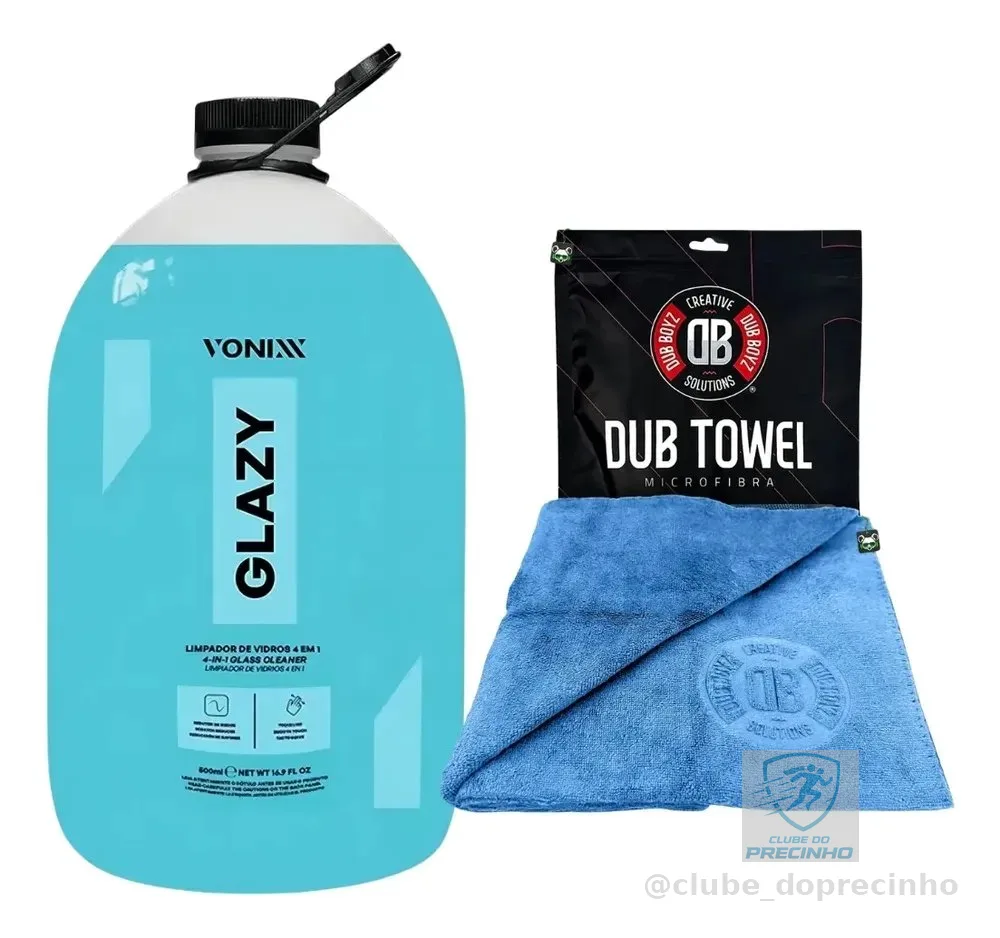 Glazy Vonixx 5l + Toalha Azul Dub Boyz 40x60 400gsm
