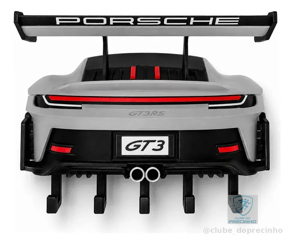Porta Chaves Gt3 Rs 911 Decoração Automotiva Cinza Cinza