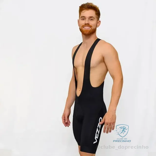 Bretelle Masculino Bike Vezzo Carbon Ciclismo Performance