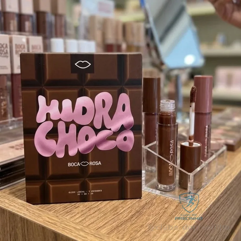 Kit Trio De Gloss Hidra Choco - Boca Rosa Beauty Hidra Choco
