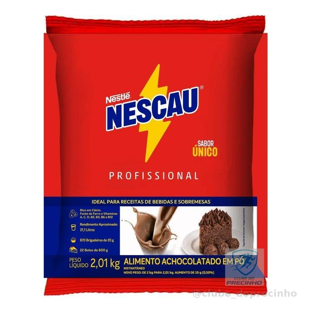 Achocolatado Nescau Profissional Sache 2,01kg