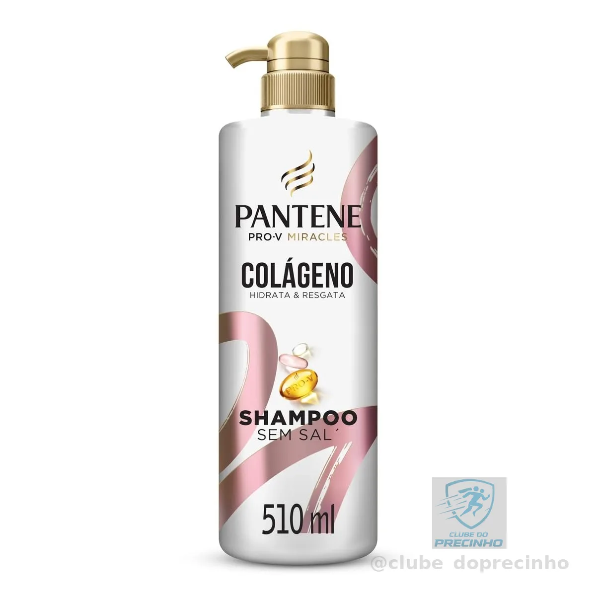 Pantene Pro-V Miracles Shampoo Colágeno Hidrata e Resgata 510 ml