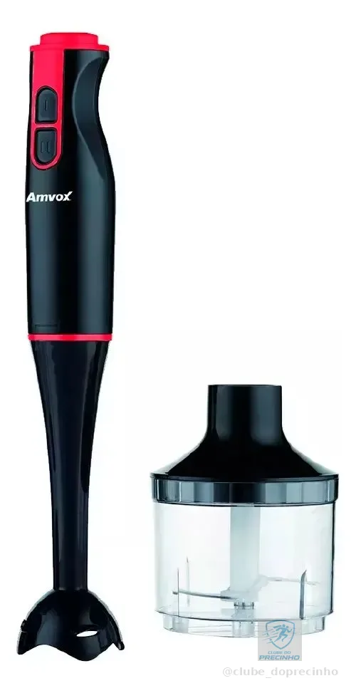 Mixer Apr 400 Lâmina De Aço 2 Velocidade 400w Amvox Cor Preto