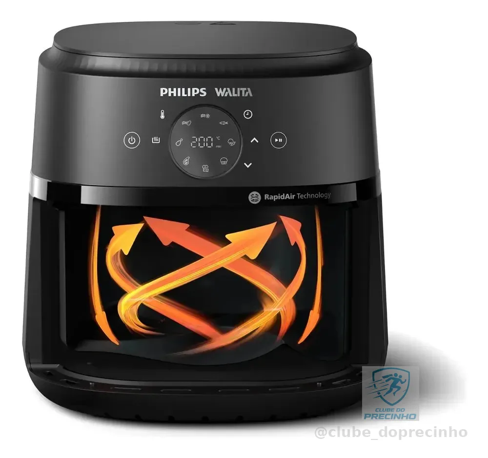 Fritadeira Airfryer Digital Série 2000 Xl Na239/00 Preto