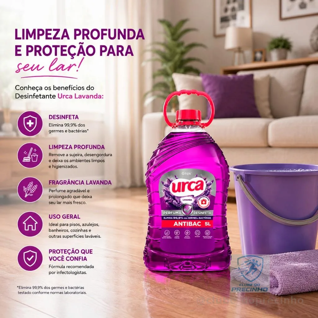 Desinfetante Urca Lavanda - 5l