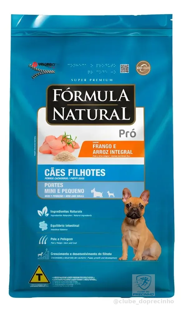 Fórm. Natural Pro Ração Cães Filhote Mini/pequeno 15kg