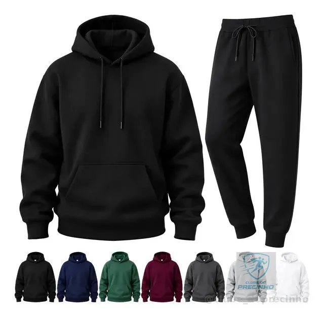 Conjunto Moletom Masculino,incluir Casaco Com Capuz E Calças