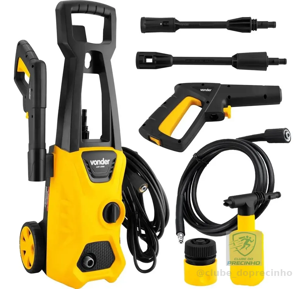 Lavadora De Alta Pressão Economica Potente 1400w Vonder