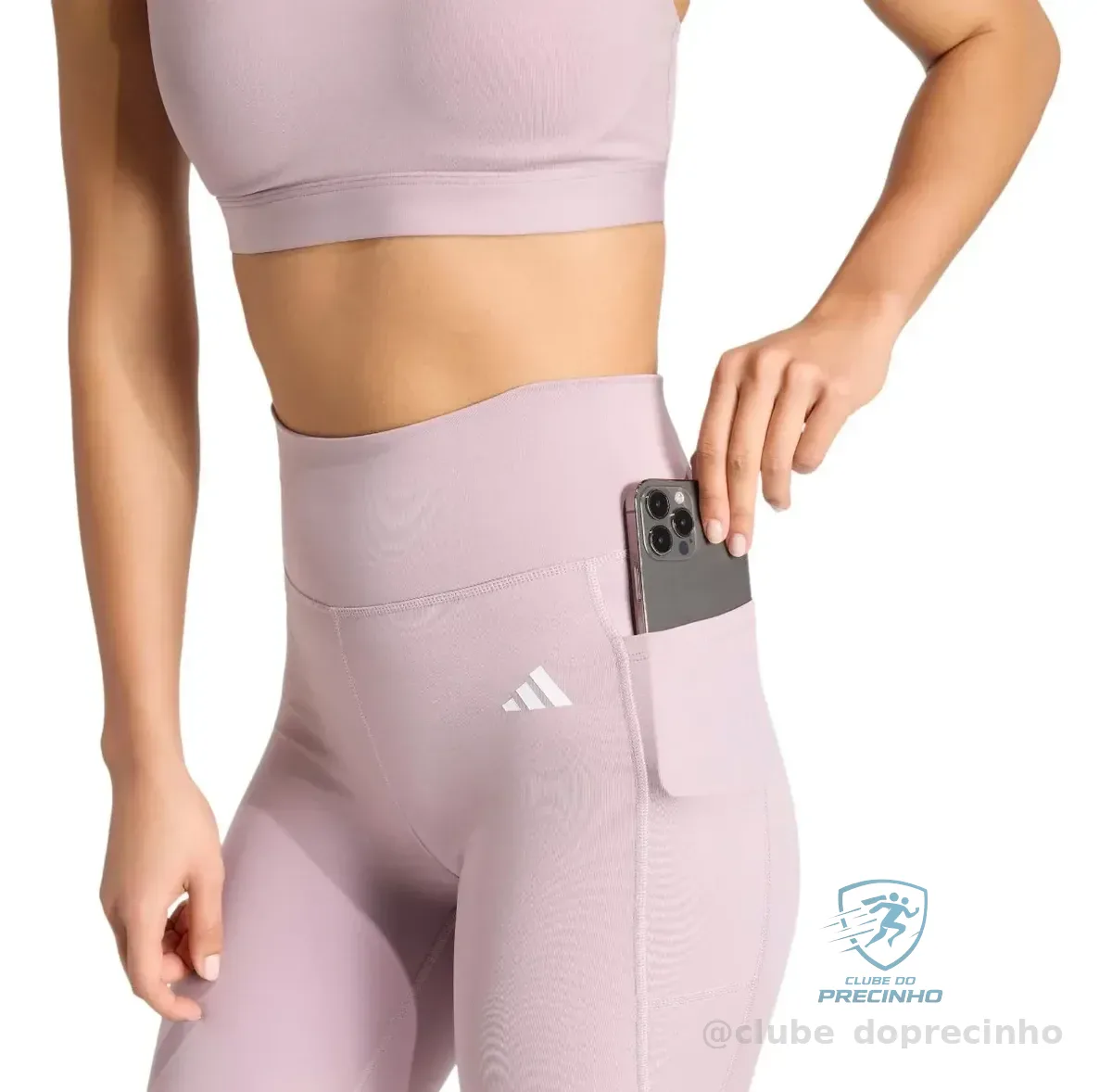 Calça Legging Adidas Treino Optime Essential