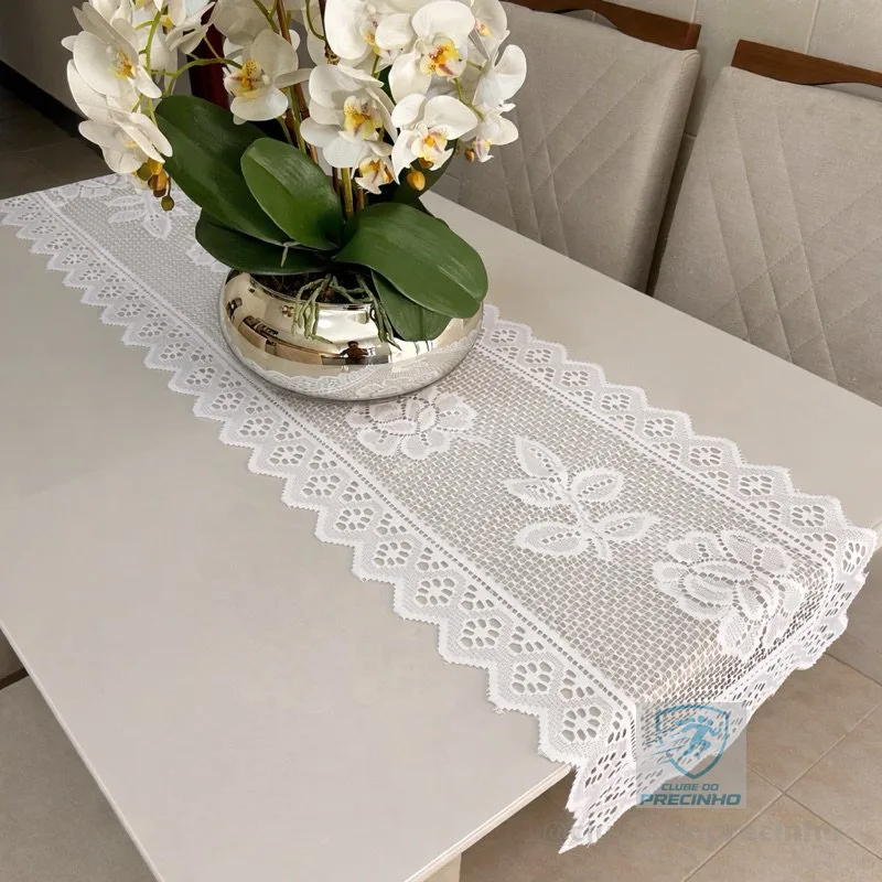 Caminho de mesa Renda Trilho de mesa