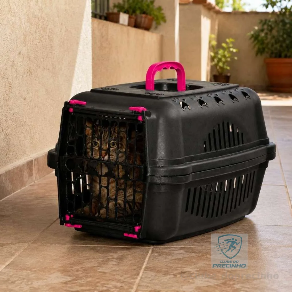 Caixa Transporte Pet Cachorros Cães Gatos Coelhos N1 N2 N3