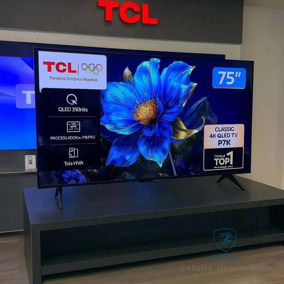 MENOR PREÇO EM TEMPOS, qled 75" tcl