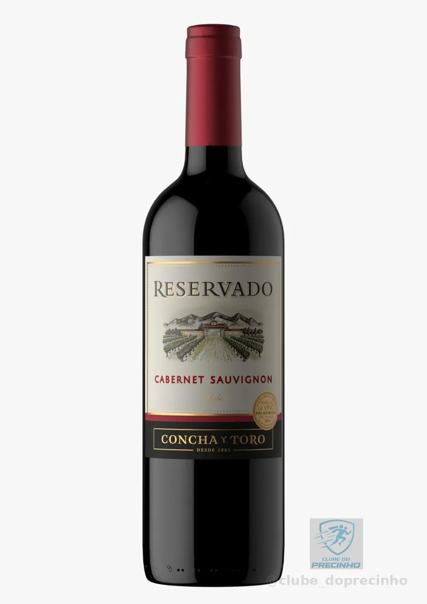 VINHO CHILENO RESERVADO CABERNET SAUVIGNON COM 750ML