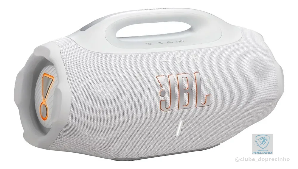 Caixa de Som Bluetooth À Prova D'água Boombox 4 JBL - Branca