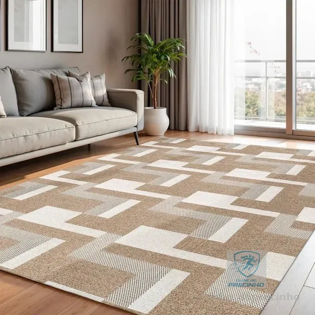Tapete Maya Decorativo 2,00x2,50 Antiderrapante Sala Quarto