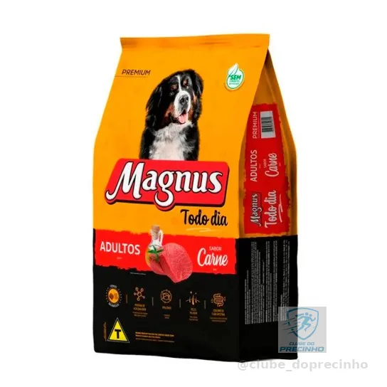 Ração Magnus Todo Dia Cães Adultos Carne 15kg