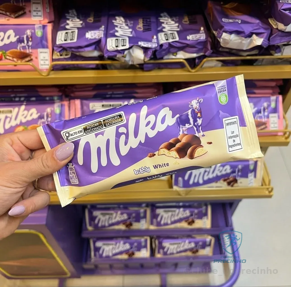 Chocolate Milka Bubbly White 100G