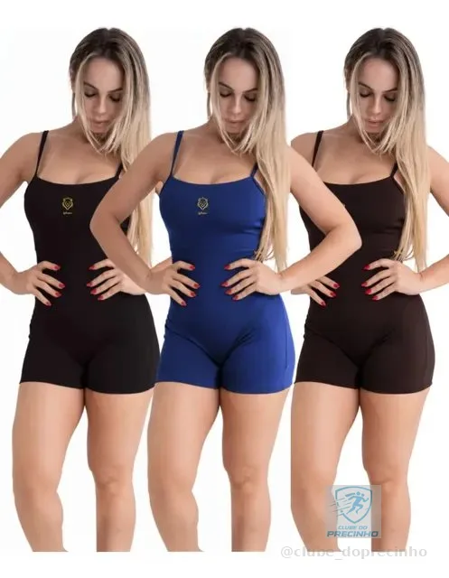 Kit3 Macaquinho Virginia Academia Zero Transparência Fitness