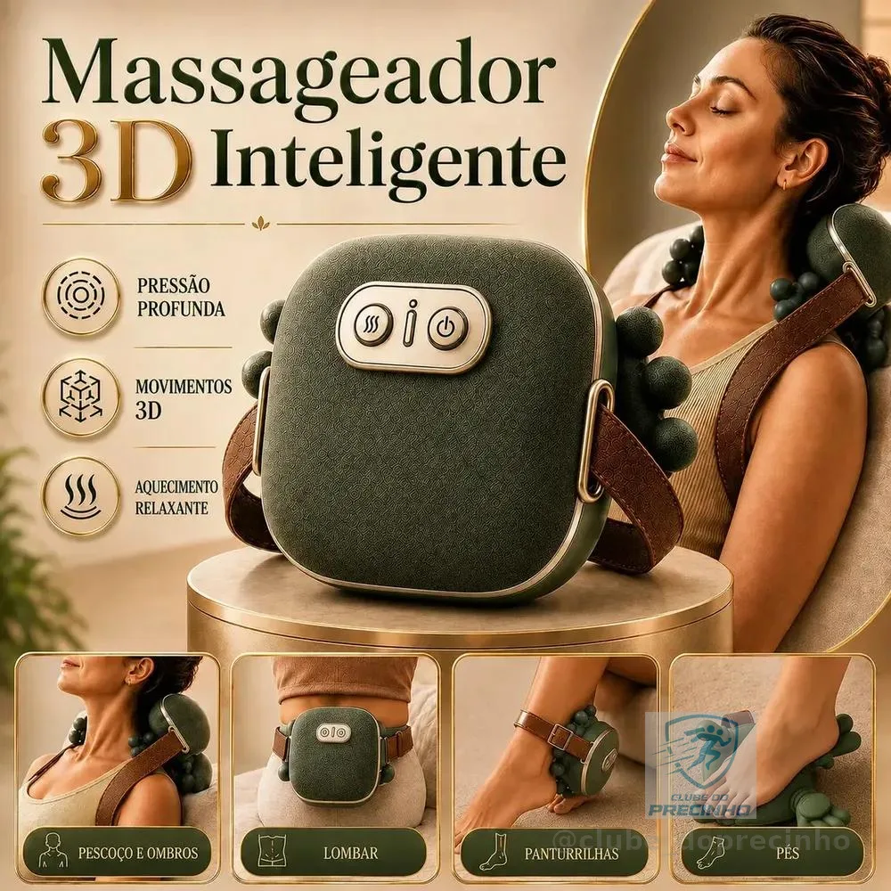 Massageador Elétrico para Pescoço e Ombros com Aquecimento DOK MEDICAL SUPPLIES