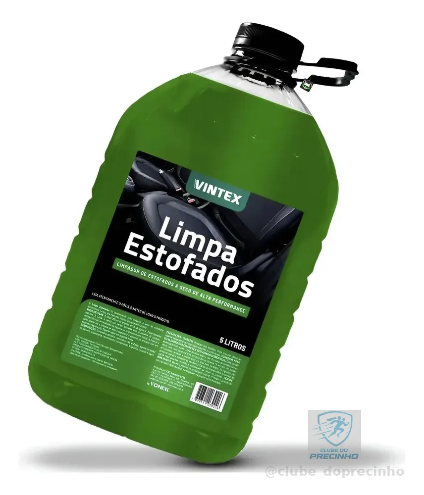 Limpa Estofados Banco Sofá Tapete A Seco 5l Vintex Vonixx