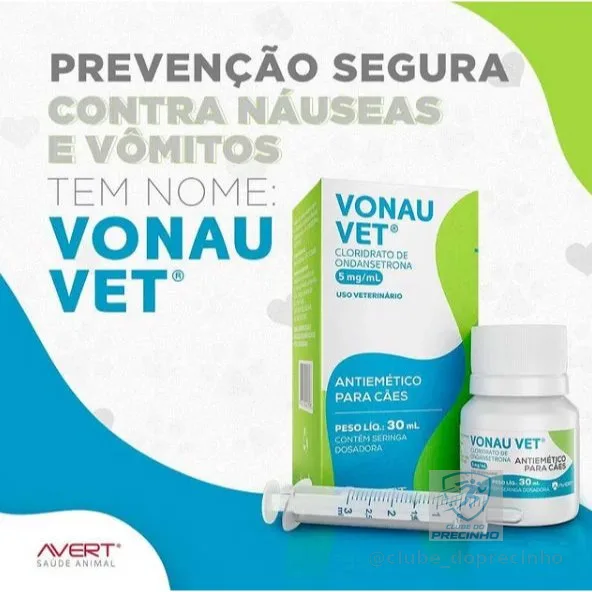 Vonau Vet 30ml - Solução Contra Náuseas para Cães