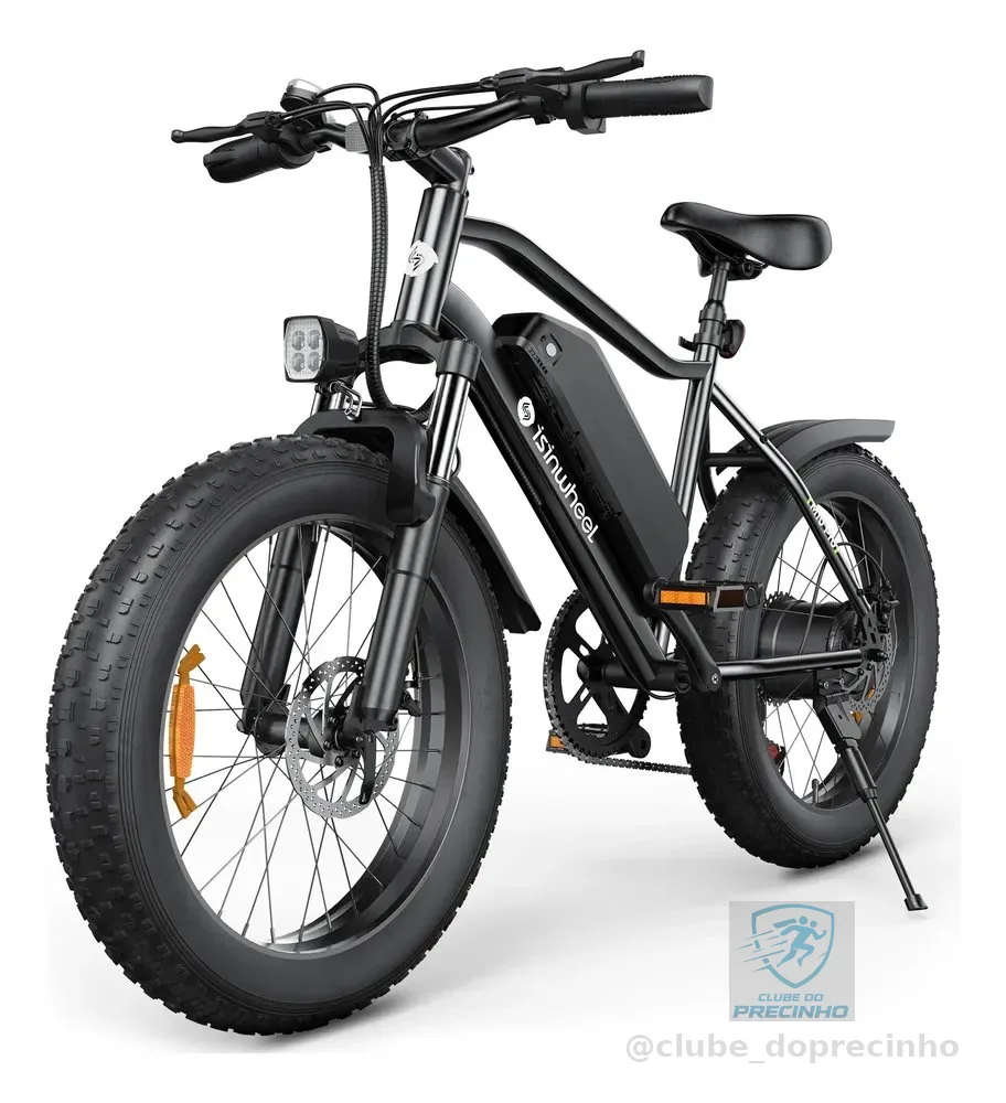 Bicicleta Elétrica M10 Pro Motor 750w 40km/h Preto Universal